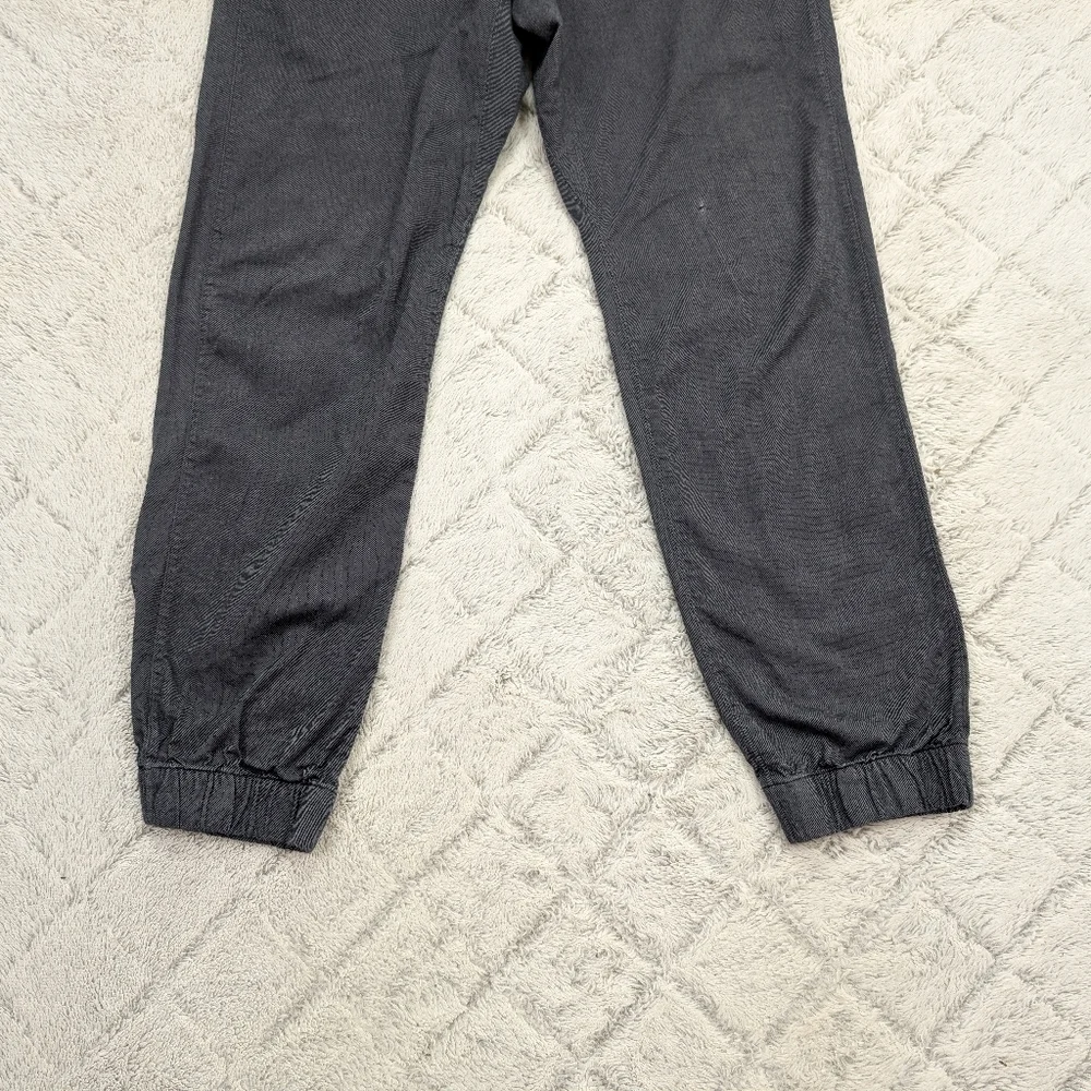 Mack Weldon Pants Mens M Gray Cotton Twill Stretch Joggers Light Performance